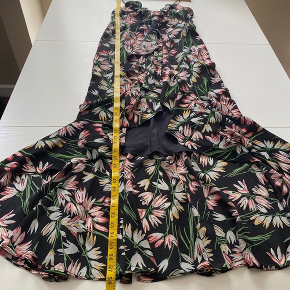 Likely Rae Ruffled Floral Maxi Wrap Dress Size 4 - Picture 11 of 16